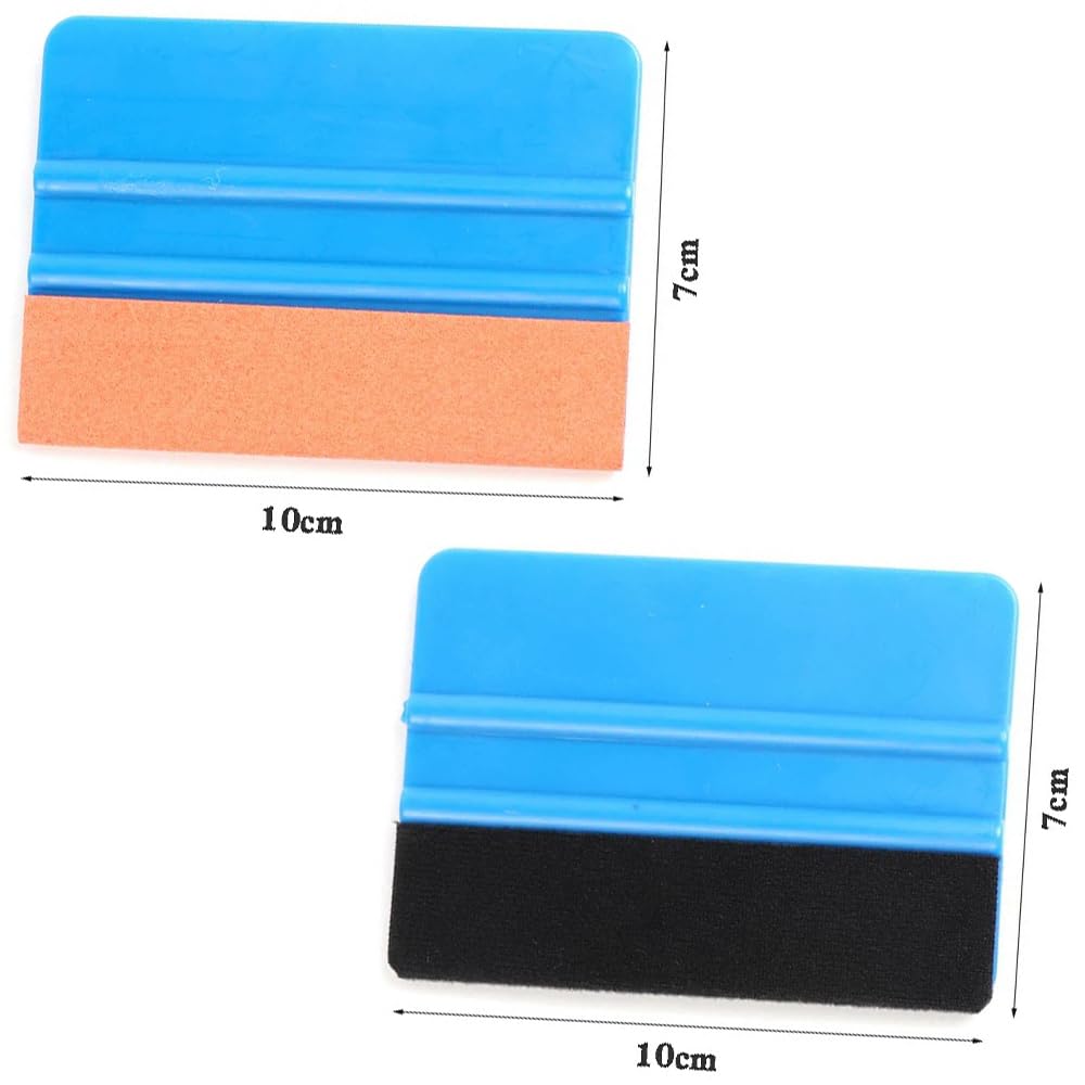 Audiofan Tool Set Squeegee Car Wrapping Film Application Tool Kit Plastic Scraper Car Wrapping Film Sticking 5 Piece Set