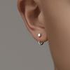 Square-shaped Ear Hook Earrings Are Hypoallergenic, Stylish, Simple, Elegant, and Suitable for Women with Pierced Ears.