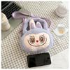 Elf Cartoon Peripheral Plush Toy Cute Labubu Shoulder Bag Girly Crossbody Storage Bag