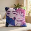 AAlien Stage Game Fashion Cushion Cover Silky Short Plush Invisible Zipper Dustproof Sofa Pillow Case For Home Decor
