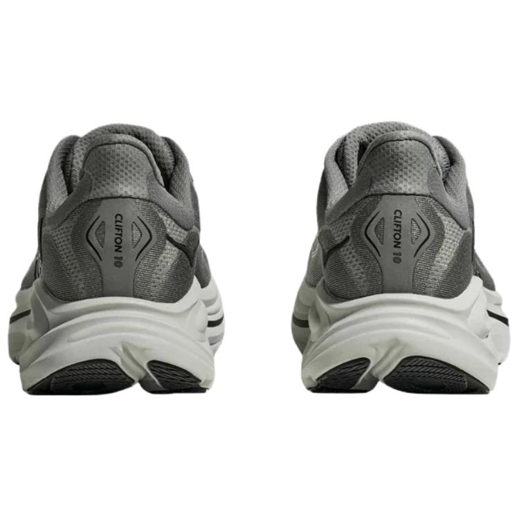 HOKA One One Clifton 10 Comfortable Versatile Durable Breathable Running Shoes Men Sneakers Gray 1162030-GYST