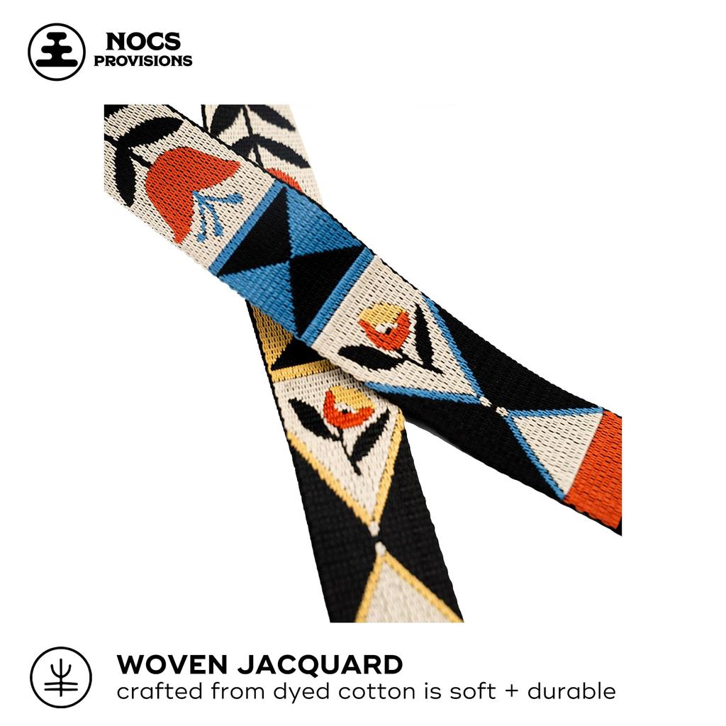 Nocs Provisions Binoculars Strap Tapestry Flora Accessory Genuine Colorful Outdoor Sports Watching Live (Woven Strap) Cotton/Polyester NOC-STP-MTI2