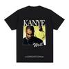 Funny Kanye West Meme Graphic T-Shirt Men's Women Vintage Hip Hop Rap Casual T Shirts Cotton Short Sleeve Oversized T Shirt Tops