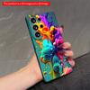 2DFlat Samsung Phone Case Vibrant Liquid Splash Phone Case Applicable To Galaxy S23 S24 S25ULTRA S26 A12 A14 A15 A16 A54 A55