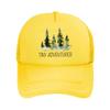 Tiny Adventurer Forest Trees Watercolor Mesh Baseball Cap Casual Hat Outdoor  For Womens Unisex FeUnisex