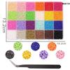 24-Grid Macaron Resin Beads DIY Jewelry Kit