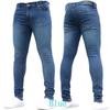Men's Jeans Stretch Tight Solid Color Jeans