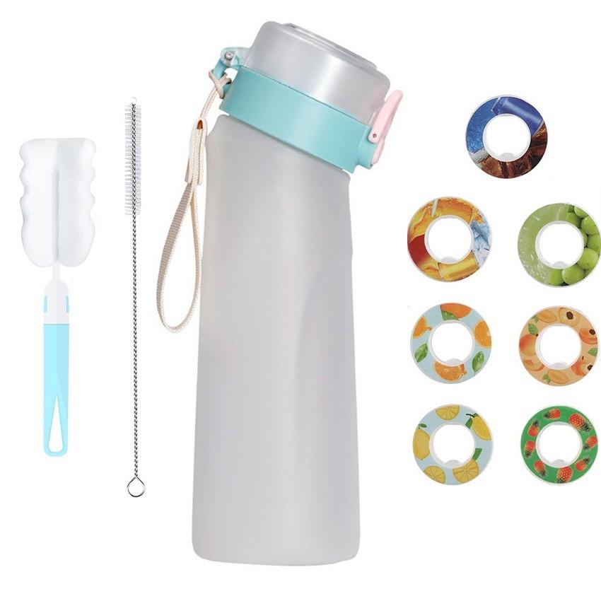 

Water Bottle With 7 Pods, 650ML Fruit Water Bottle, 0% Sugar Water Cup, Sports Water Cup One Size белый