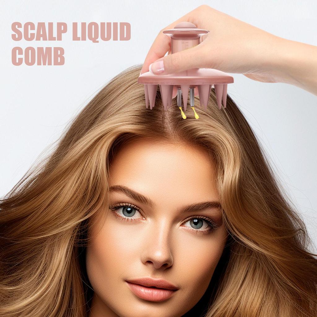 Hair Scalp Oil Applicator Oil Applicator For Scale With Massage Root Comb Bottle Brush Dispenser For Loss Thinning Growth