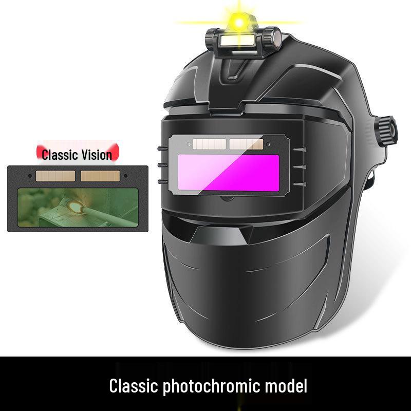 Selbstabdunkelnde Schweißmaske mit Verbrühungs- und Blendschutz