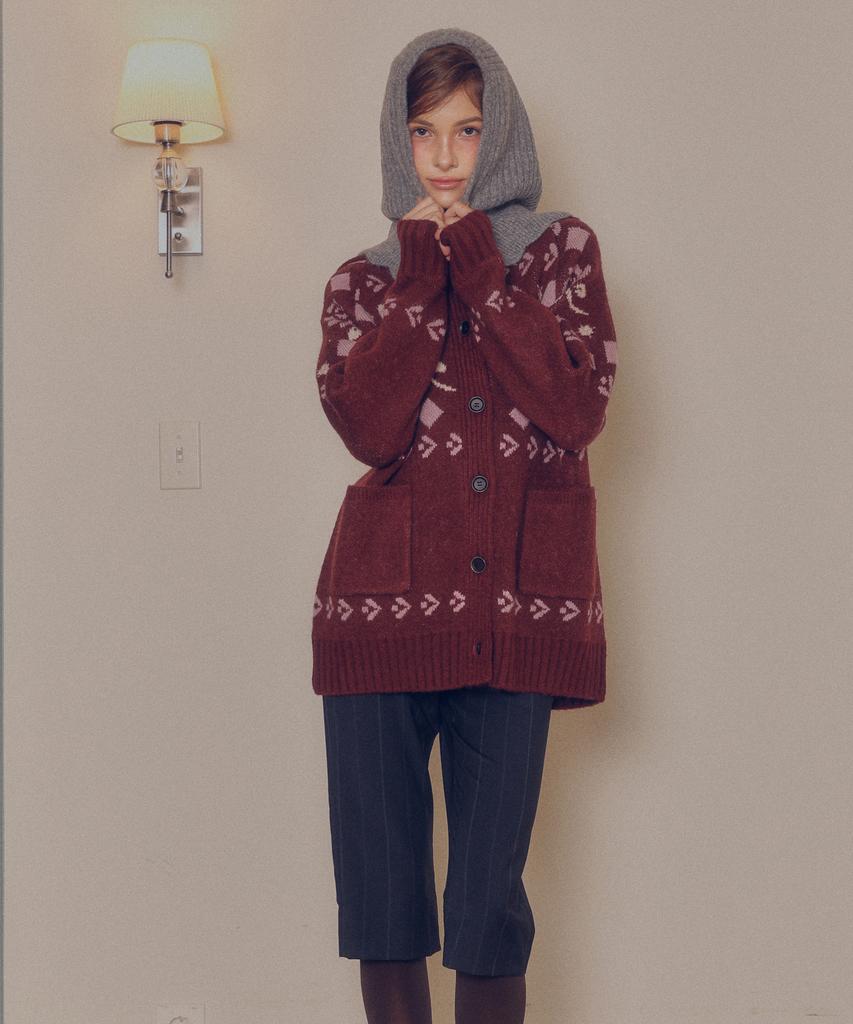 MELLY&ROSE Wave Balaclava (310543)_M/Gray