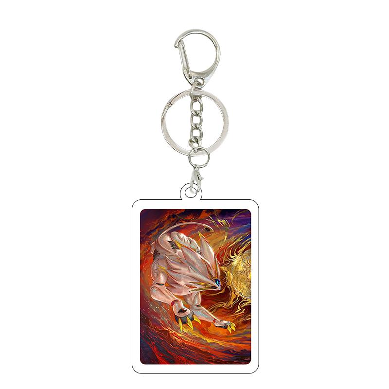 1pc Anime Charizard Mewtwo Gardevoir Cartoon Cool Game Characters Self Made Acrylic Keychain 5cm Pendant Decor Gifts Wholesale