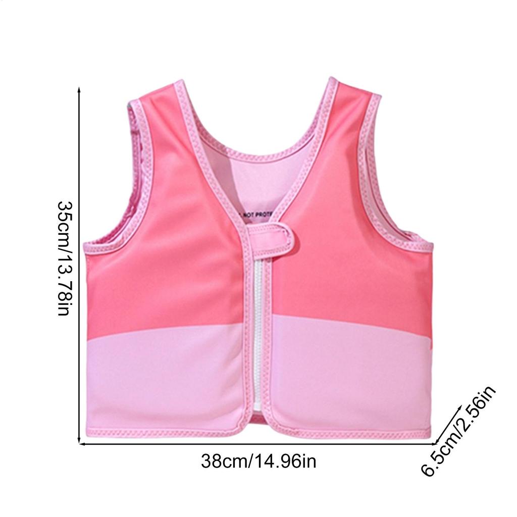 Toddlers Swim Vest Cartoon Kids Swim Trainer Vest Cute Swimming Aid Buoyancy Clothing Floatation Jackets for Swimming Pool