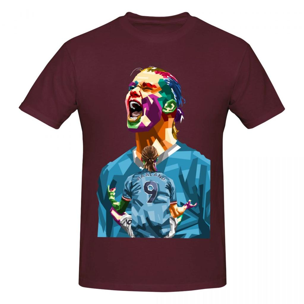 Erling Haaland Funny T Shirts Graphic Y2k Pops Cotton Tshirts For Unisex Wounisex Clothing
