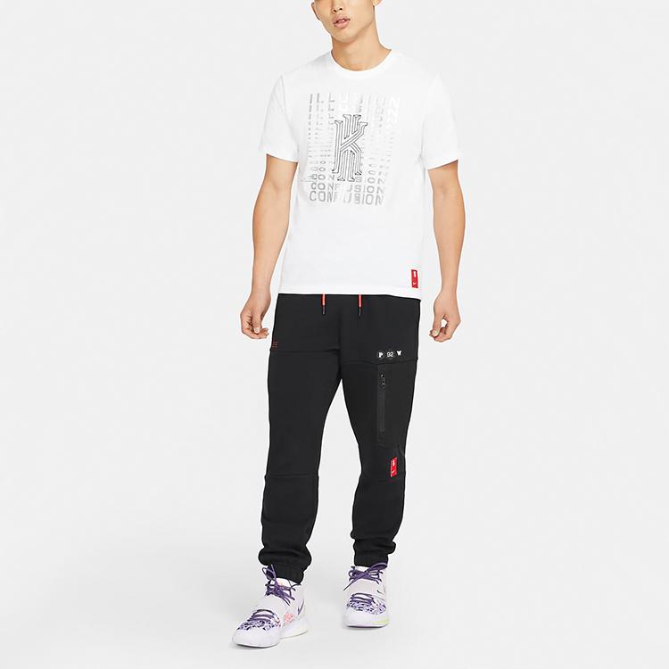 Nike Fleece-Lined Solid Color Sports Training Basketball Sweatpants Men Bottoms Black CK6664-010