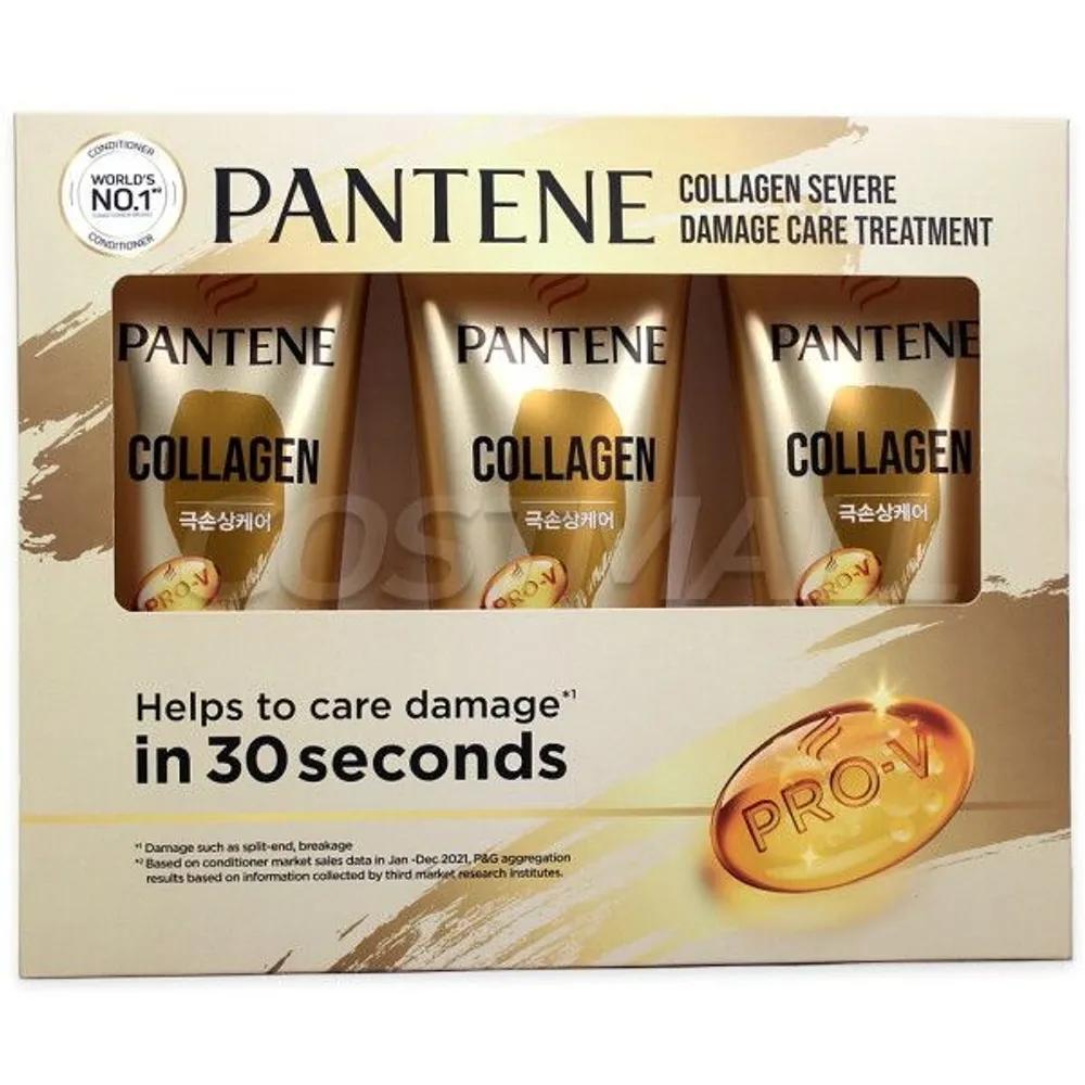 

[Pantene] Кератиновый бальзам-маска для сильно поврежденных волос с коллагеном 400 мл x 3
