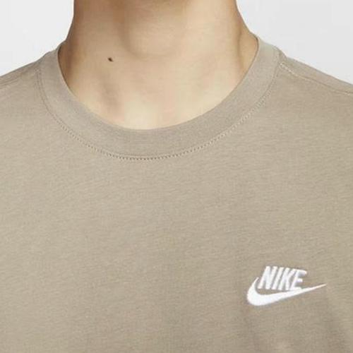 Nike Soft and Comfortable Casual Short-Sleeve T-Shirt for Men in Khaki