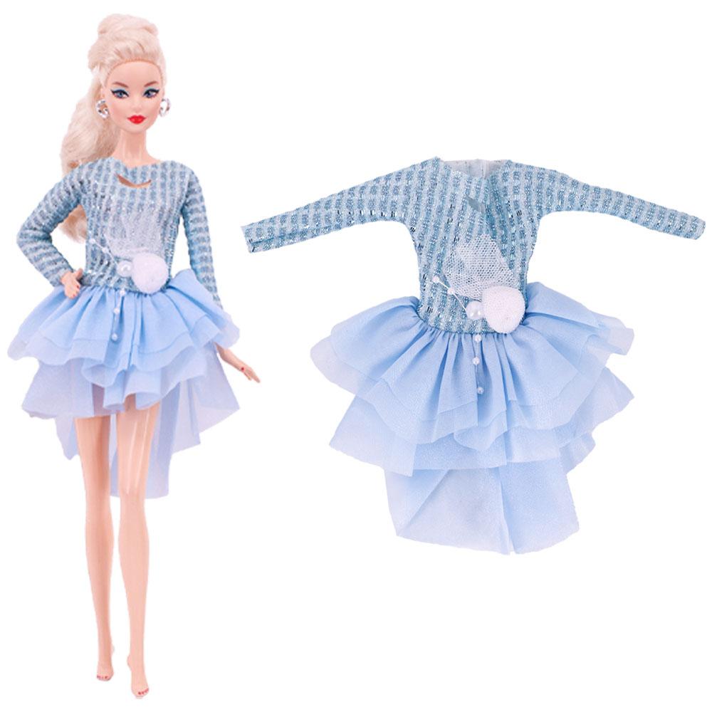 Doll Blue Clothes,Fashion Coat,Pants,Dress,Mermaid Clothing,Suitable 30Cm Bjd Doll And 11.5 Inch Dolls,Gift,Girl Doll Accesories