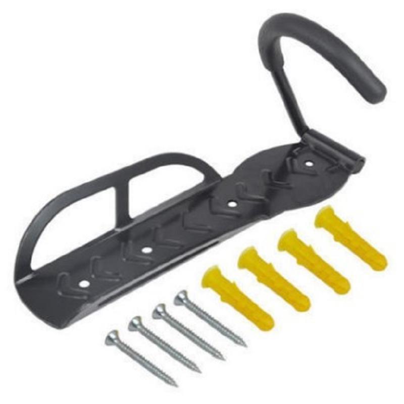 1Pcs Heavy Duty Steel Wall Mount Bike Hanger With Installation Hardware Perfect For Garage Home Indoor Bike Storage
