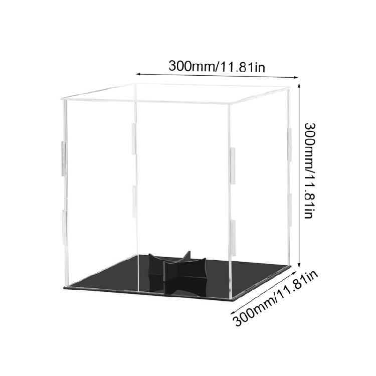 Clear Basketball Holder Box Soccer Display Stand Box Dustproof Showcases Basketball Display Case Easy to Install