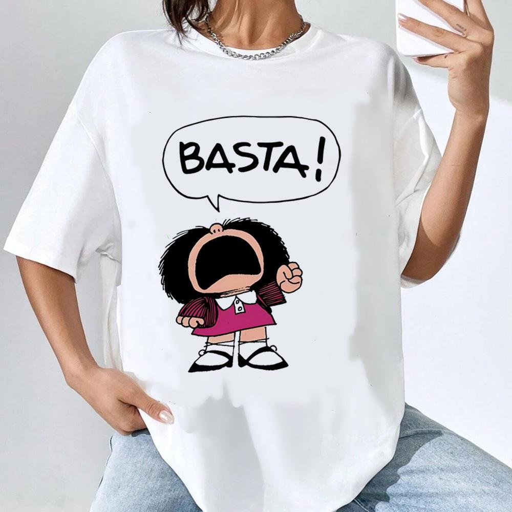 Basta tshirt teen Classic Colorful Retro Digital Graphic aesthetic tshirt Gothic streetwear Punk Trendy Women harajuku S