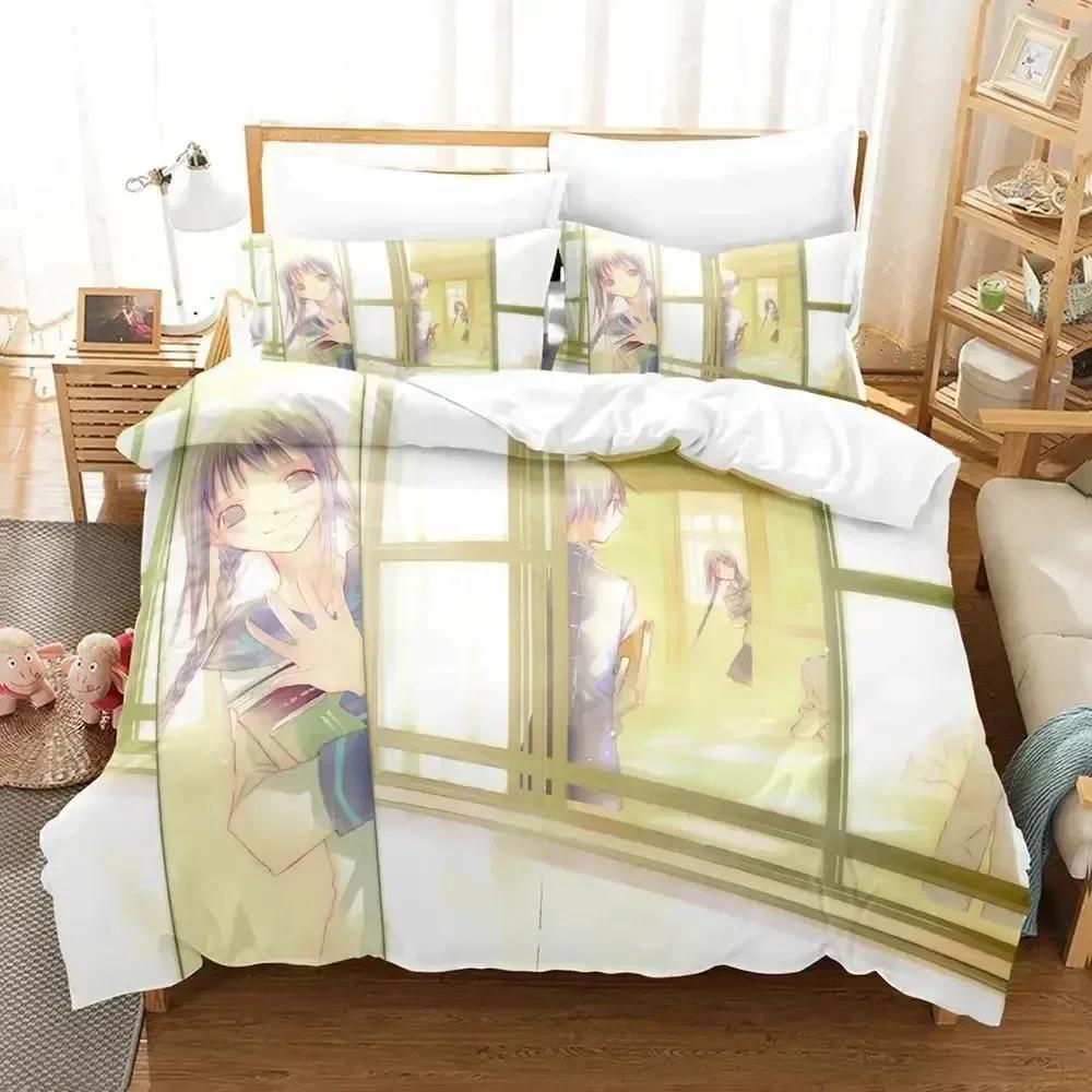 Comforter New Bungaku Shoujo Bedding Set Single Twin Full Queen King Size Bed Set Adult Kid Bedroom S Kawaii Bed