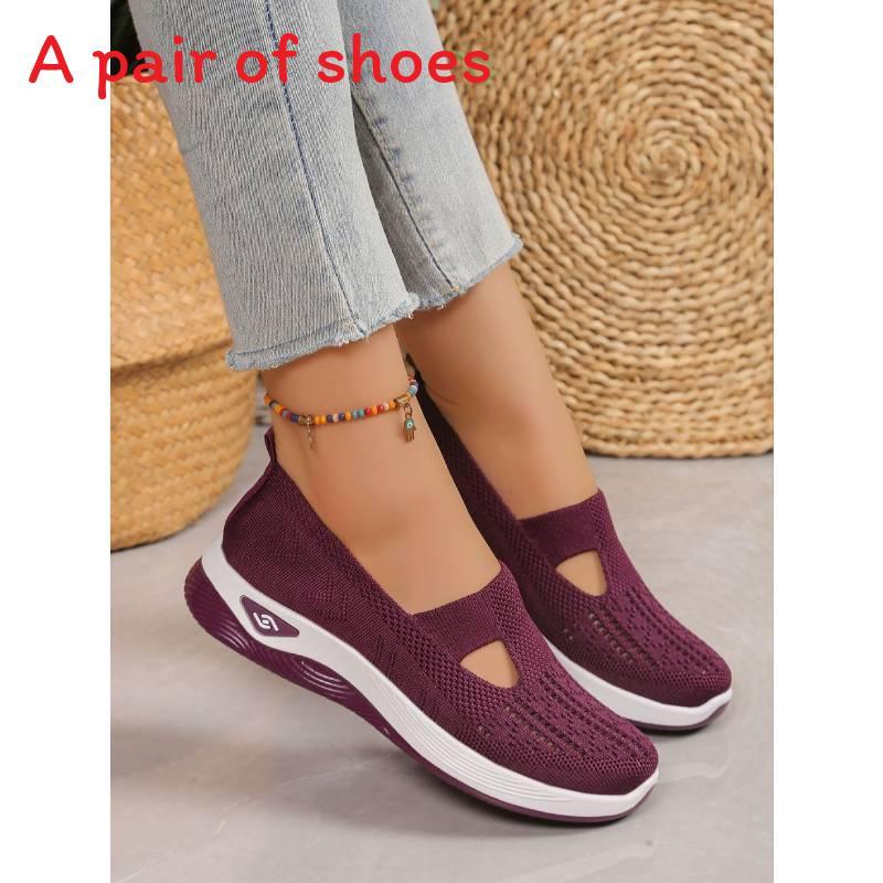 Casual Womens Breathable Mesh Slipon Shoes For Summer Comfort And Walking