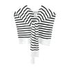 Ladies' Fashion Striped Yarn Fake Collar Imitation Wool Shawl Knitted Outer Decoration Knotted Scarf