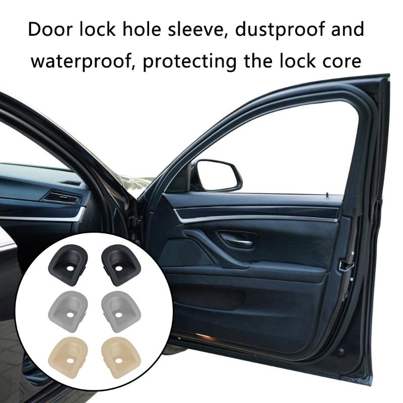 Upgrades ABS Car Door Lock Covers Car Door Lock Protectors Provide Long Lasting Protections From Dust & Water for Car