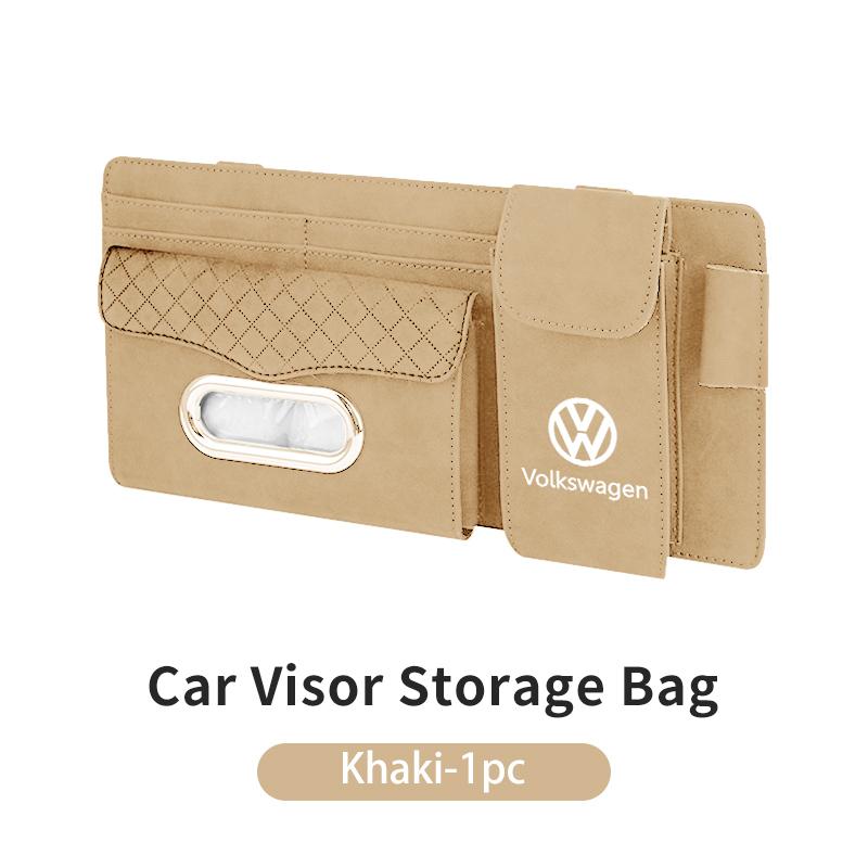 Car Accessories Sunvisor Tissue Box Paper Towel Storage Holder For Volkswagen VW Polo Jetta Sagitar Magotan Passat B5 B6 B7 CC zg8