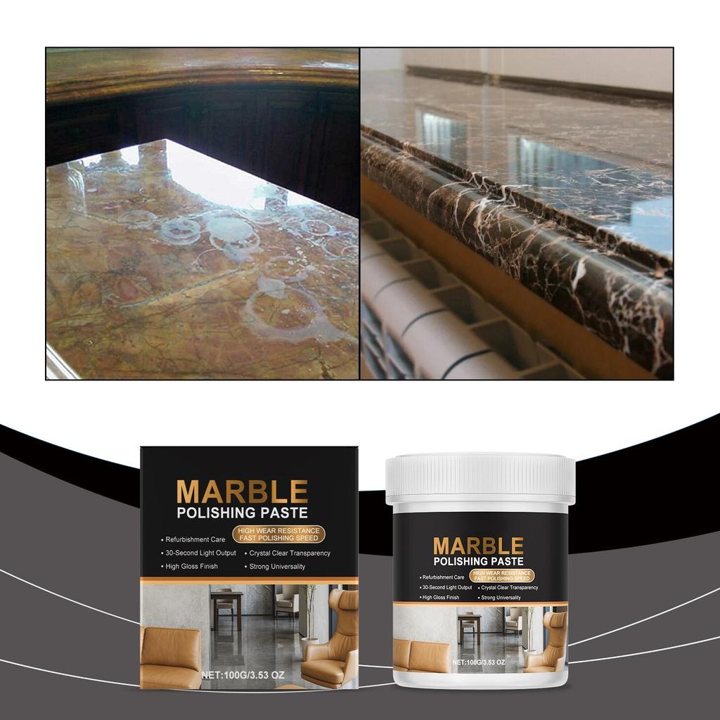 Polishing Paste, Kitchen Quartz Stone Tile Countertop Scratch , Stain Cleaning And Brightener