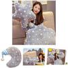 Moon And Stars Plush Pillow For Home Decor And Gift Giving Glowing Night Light Cushion