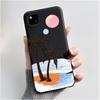 Coque Pour Google Pixel 4A 4 A 4G Noir Coque de Téléphone Esthétique Mignon Chat Dessin Animé Mince Souple TPU Silicone Arrière Pour Pixel4A Coquille