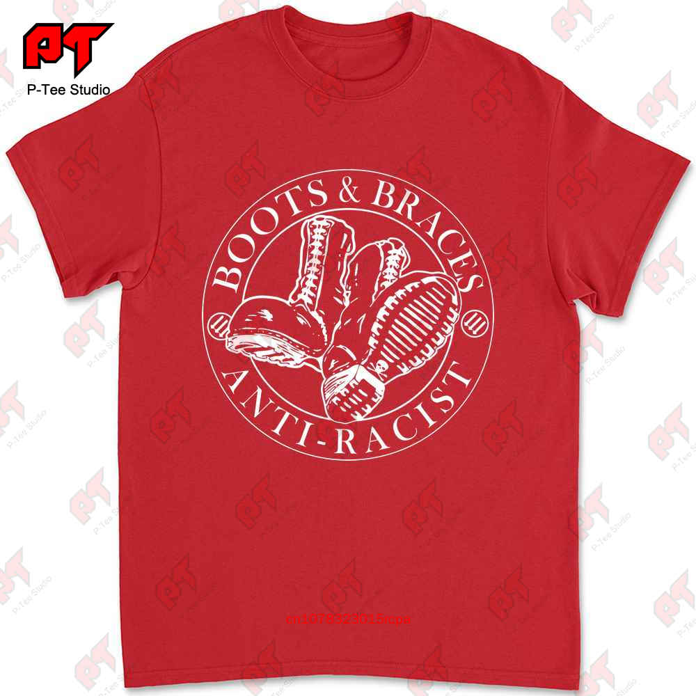 Skinhead Boots  Braces Sharp Ska Oi Punk Tshirt P1QC S