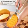 Mangoes Cutter and Corer Stainless Steel Fruit Segmenter for Home Use Efficient Fruit Cutting Tool Kitchenwares D57B