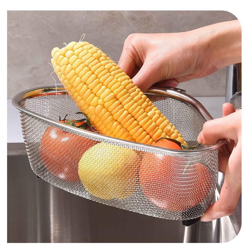ZISIZ Edelstahl Dual-Use Abtropfkorb