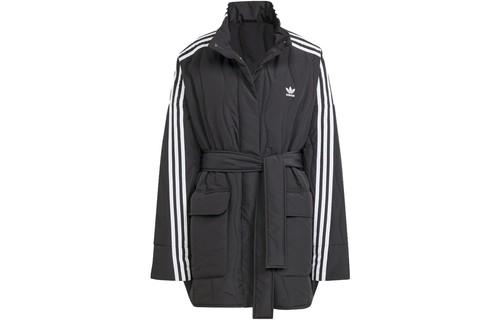 adidas Adilenium Oversized Jacket With Flap Pockets And Concealed Snap Buttons M чёрный