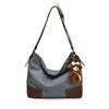 arge capacity fashion bag women's new casual splicing contrasting color shoulder underarm bag versatile messenger bag