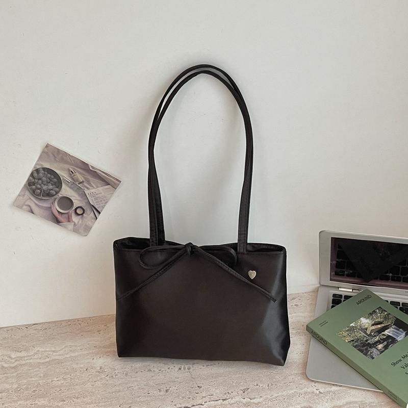 Women's Bow Shoulder Bag Commuter Tote Bag