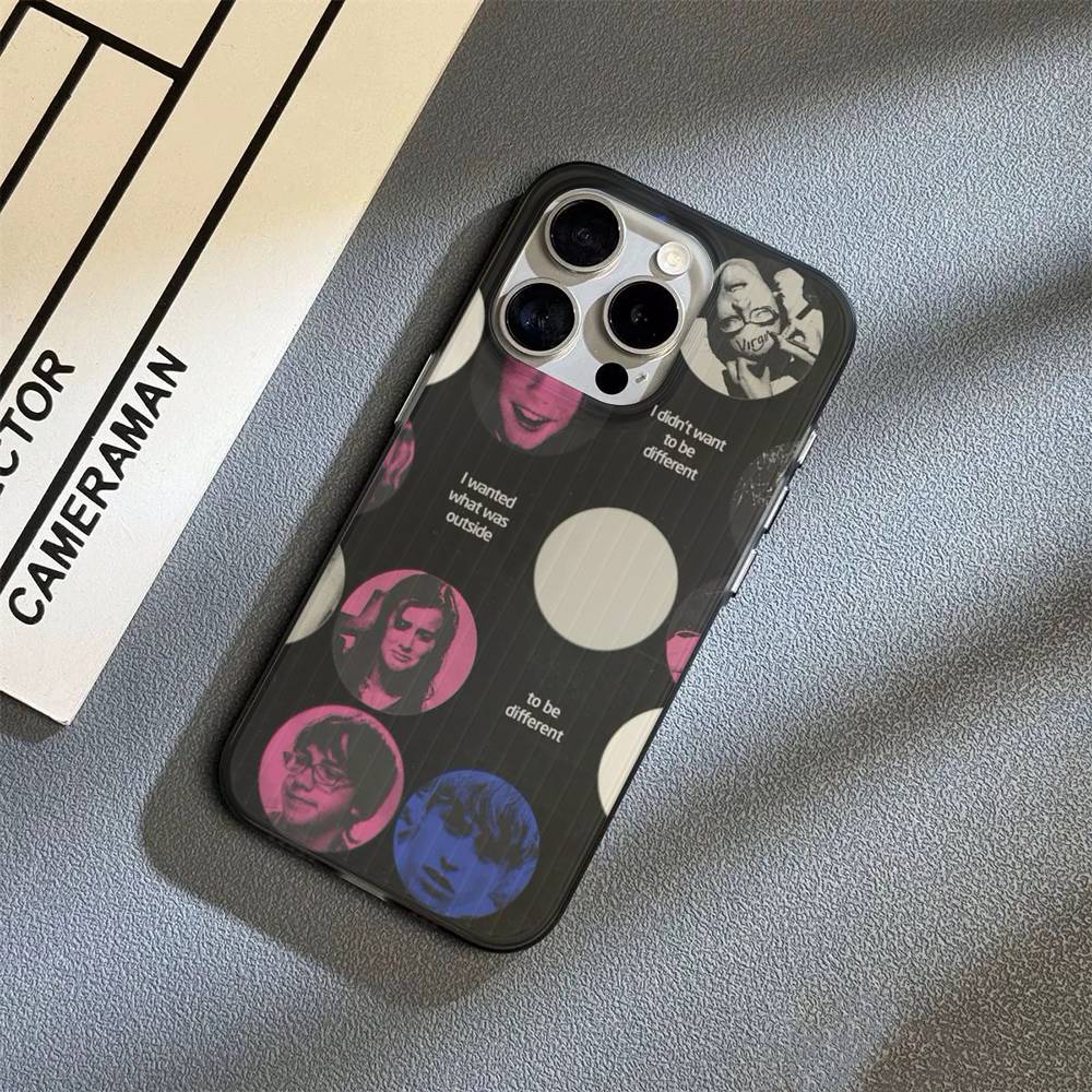 Skins Movie TV For Phone 17 16 15 14 13 12 11 Pro Max Plus Pro Air Phone Case Corrugated Stripe Back Cover