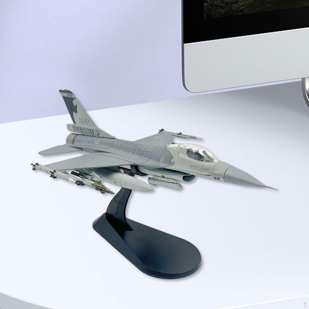 Fighter Jet Model Desktop Display 1:72 Ornament Aluminum Alloy Children Toy Plane for Holiday Gifts