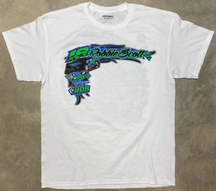 2016 Robbie Scott Dirt Late Model Racing Racing Tee M