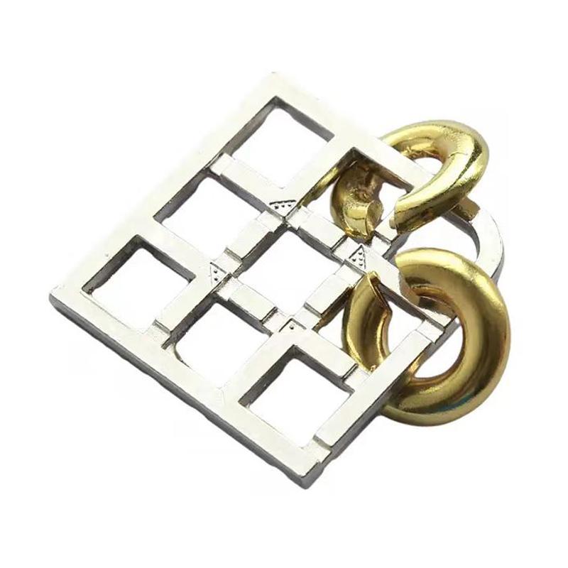 Disentanglement Cast Metal Puzzles TianZI Lock Brain Teasers for Adults Teens Kids IQ Test Toys Educational Gifts