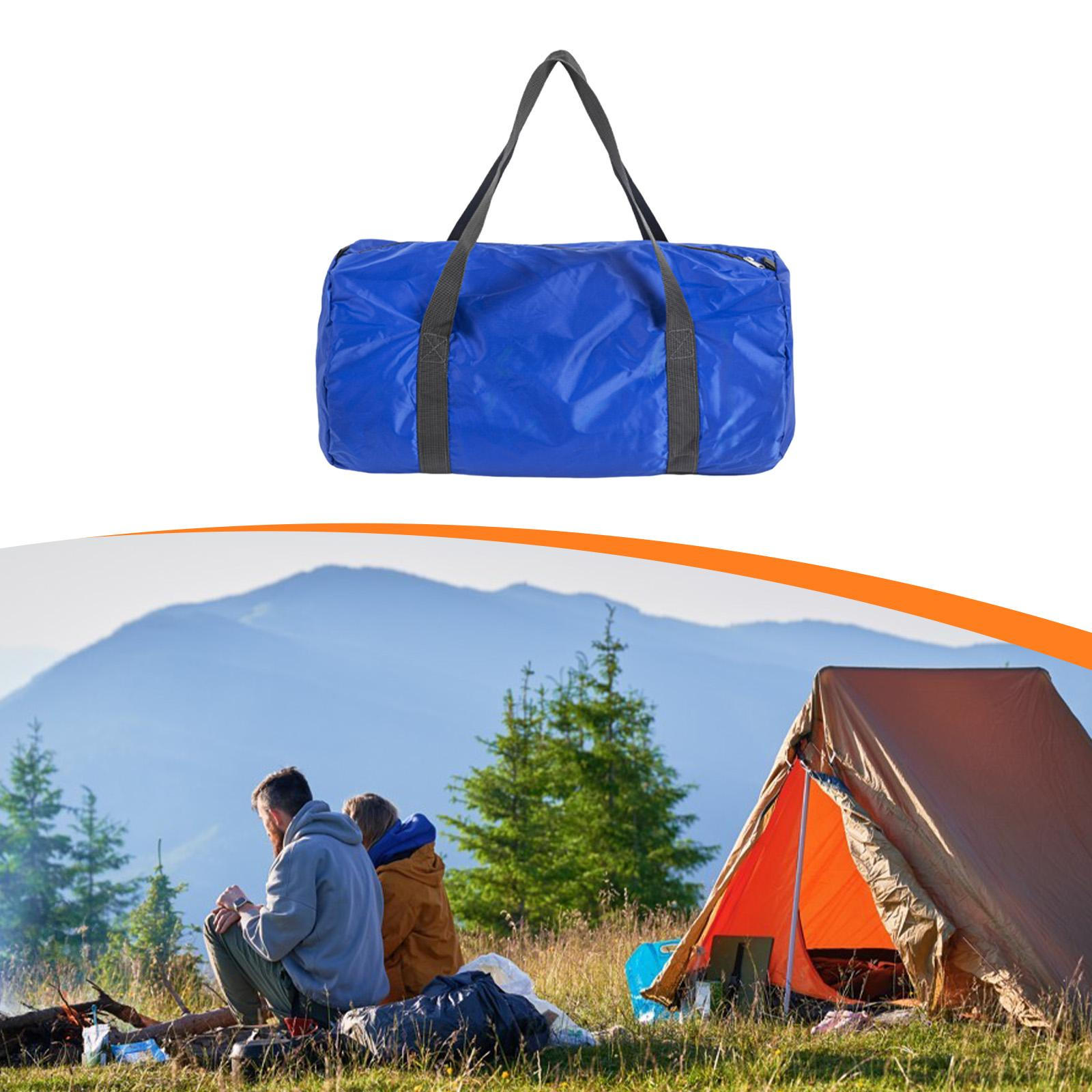 Foldable Gym Bag Fitness Handbag Multipurpose Storage Holder Tote Overnight for Training