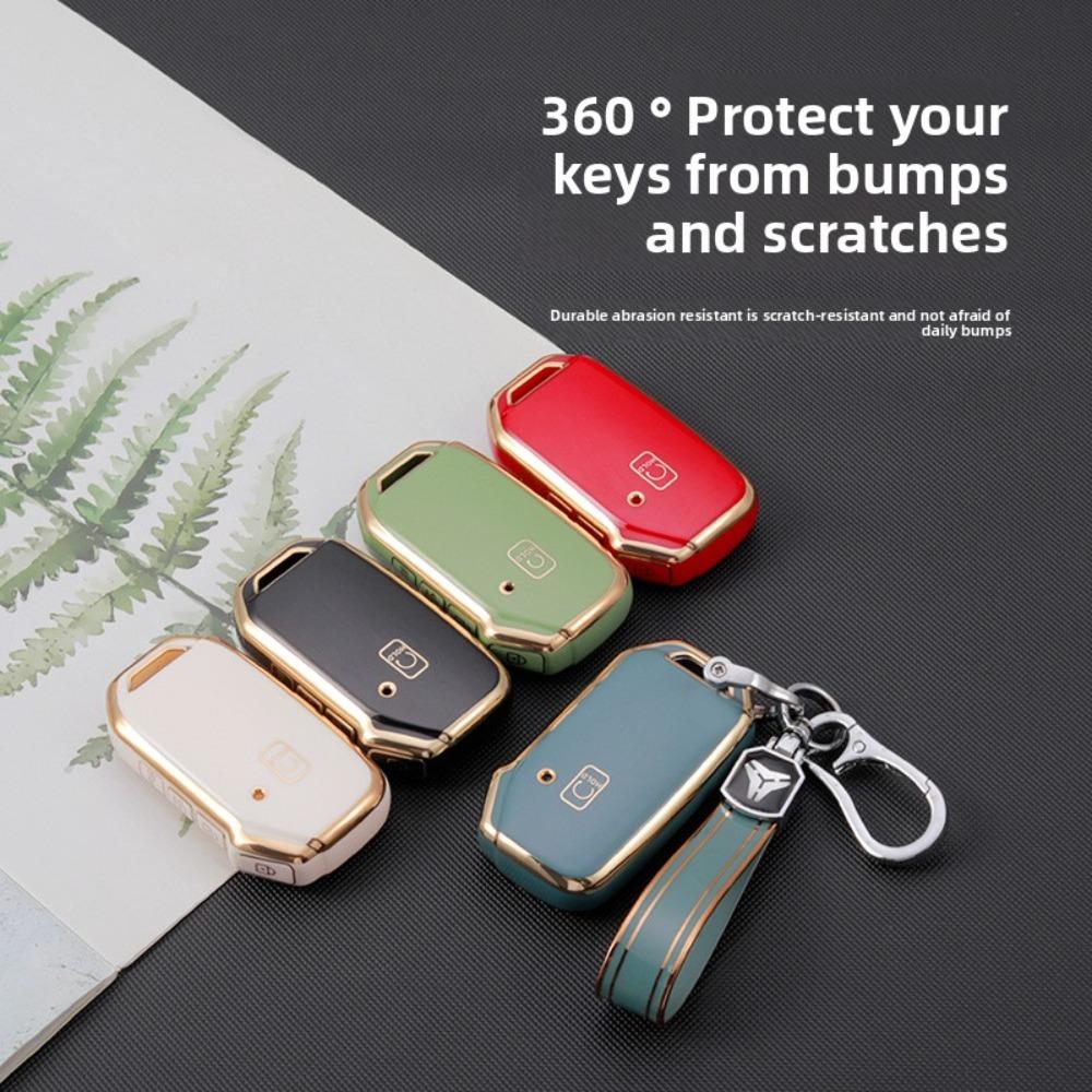 For KIA Car Key Cover for 2022 Sportage K5 K3 KX3 5-Button Smart Key Protective Case