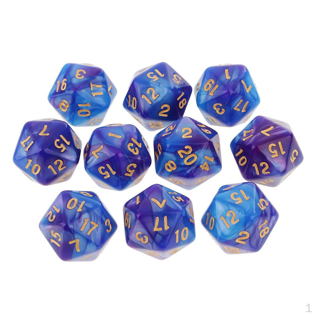 Polyhedral D20 20-Sided for DND RPG