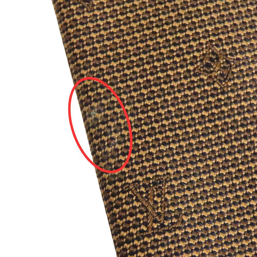 Used LOUIS VUITTON tie Monogram silk Brown suit