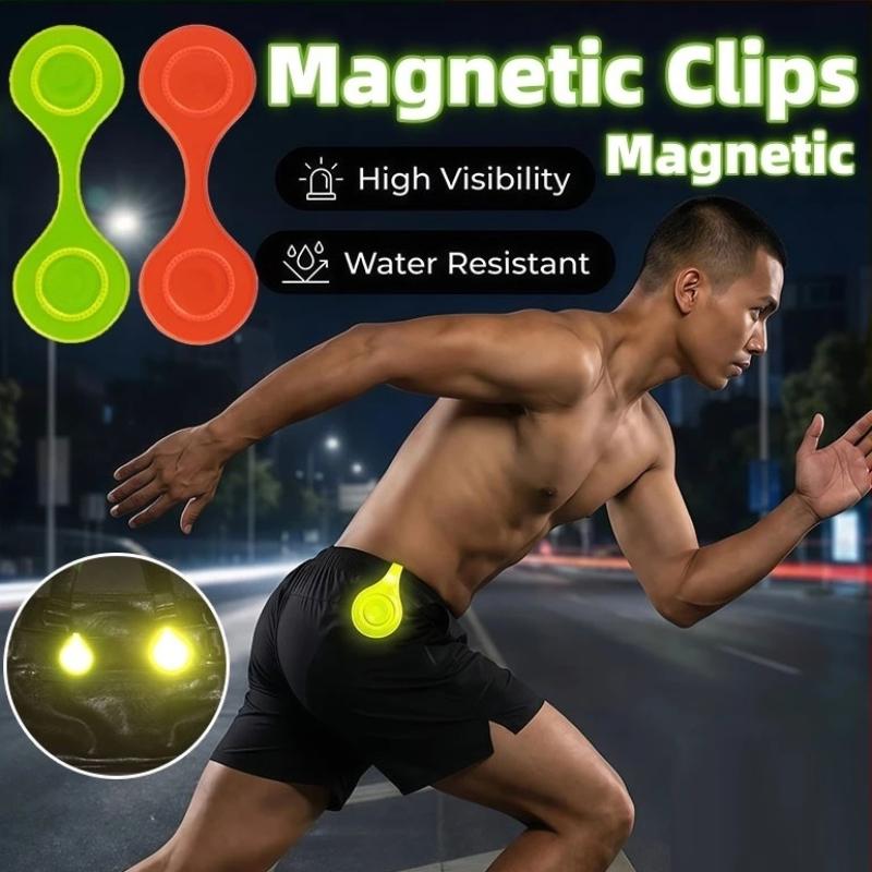 Magnetic Reflector Clips For Kids Backpacks Night Reflective Safety Accessory Easy Clip On Student School Bags