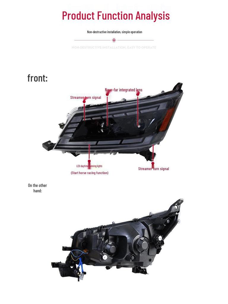 Toyota Hiace 300 Series (2019-2025) LED Headlight Assembly with DRL & Sequential Turn Signal
