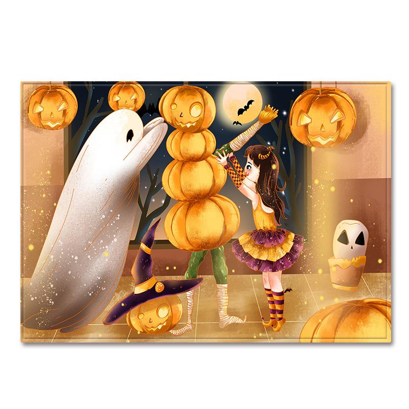 

Halloween Living Room Carpet Bedroom Dining Room Floor Mat Dimensions 99.1*152.4cm